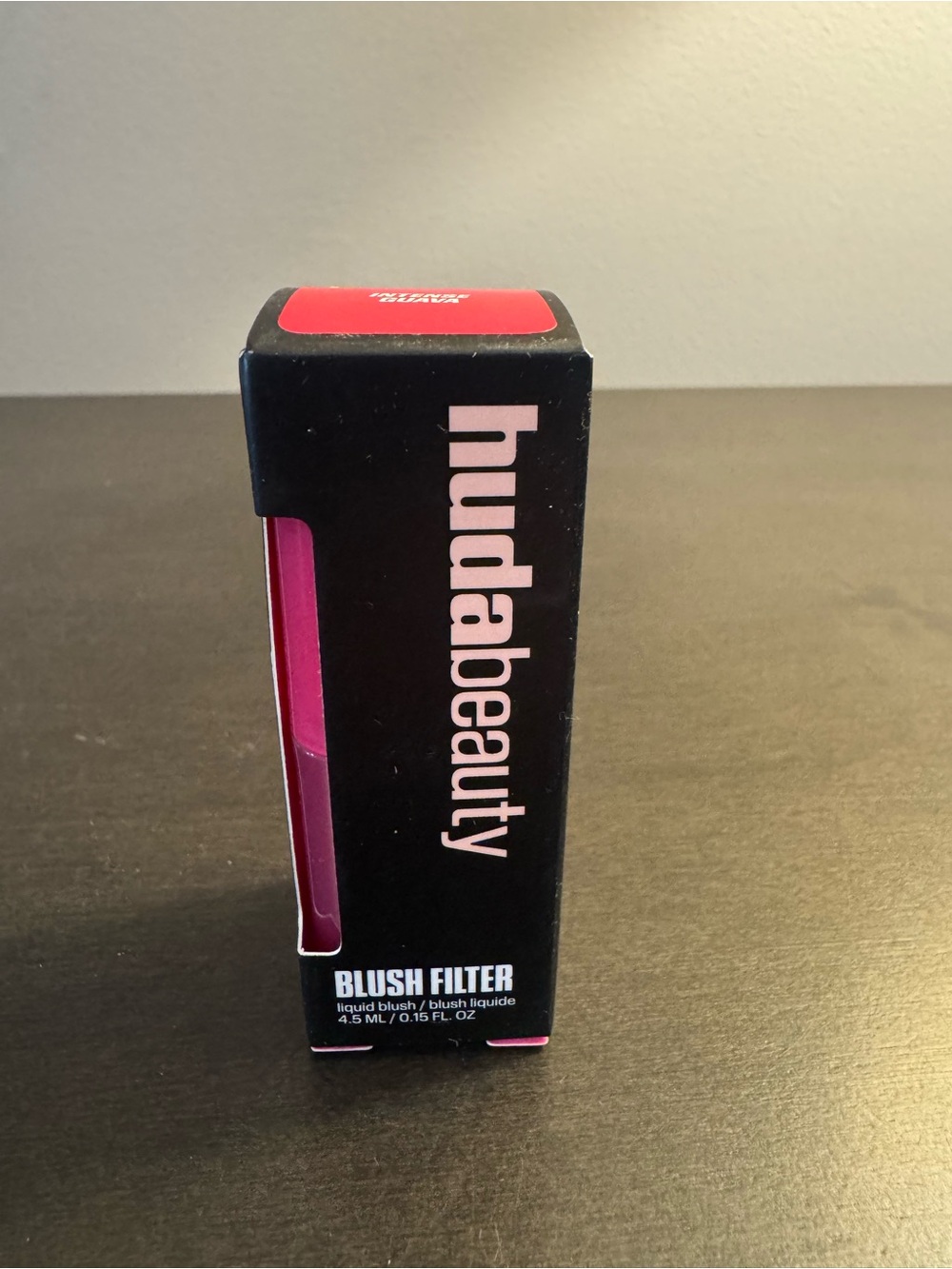 HUDA Beauty Blush Filter Liquid Blush Intense Guava .15 oz 4.5 ml Full Size NIB